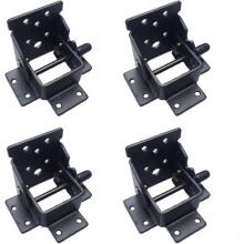 (As show, One size) 4Pcs 90 Degree Self-Locking Folding Hinge, Self-Locking Furniture Bra