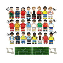 (Style C) World Cup football stars Figures building block minifigures Kids Gifts Toys UK