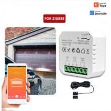 (Style F) Tuya Smart Life WiFi Motorized Swing Gate Sliding Gate Opener Contact 110V 240V Voice Control with Alexa Home