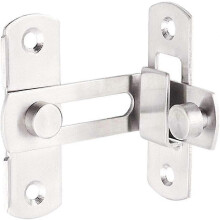(As show, One size) 90 degree right angle door lock buckles curved lock bolts sliding lock lever bolts for doors and windows