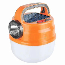 (Large V80 orange) Portable Outdoor Camping Light, Solar Powered&USB Charging Camping Tent Lantern