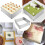 (As show, One size) Stainless Steel Rectangular Pastry Frame Rectangular Expandable Pastry Mold Adjustable Rectangular Cake Mold Rectangular Cake Frame Adjustable Mousse 4