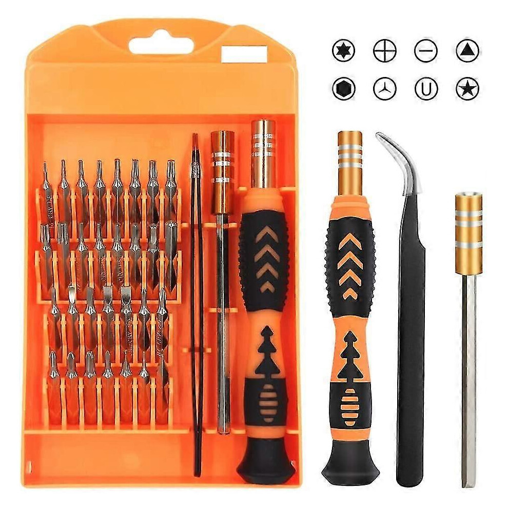 (As show, One size) 33 In 1 Precision Screwdriver Kit, Mini Repair Tools For Glasses, Phone-image-OPC-PHMJQ8X-NEW