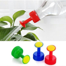 (As show, One size) Bottle Sprinkler Nozzle Bottle Top Watering Plastic Watering Device for 28mm Bottle Tops Watering Seed Seedling Garden Irrigation 6 Pieces (Random Col
