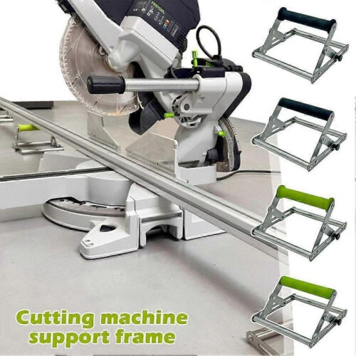 (Green flat shaft) Cutting Machine Material Support Frame Height Adjustable Cutting Machine Support Frame Power Tool Stands Angle Grinder Holder 1