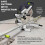 (Black flat shaft) Cutting Machine Material Support Frame Height Adjustable Cutting Machine Support Frame Power Tool Stands Angle Grinder Holder 3