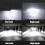H4 High-Power Ultra-Bright LED Lens Light(A Pair), High Low Integrated Spotlight 3