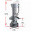 H4 High-Power Ultra-Bright LED Lens Light(A Pair), High Low Integrated Spotlight 2