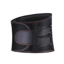(XL, black) LUMBARMATETE - ORTHOPEDIC LUMBAR SUPPORT BELT WITH STEEL PLATES AND HEAT THERAPY