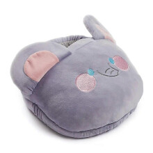 (B03 Elephant) Winter Electric Warm Pad Plug Type Foot Warmer Feet Heated Mat Shoes Heater Soft Plush Heating Pad Warmer Cushion Massage
