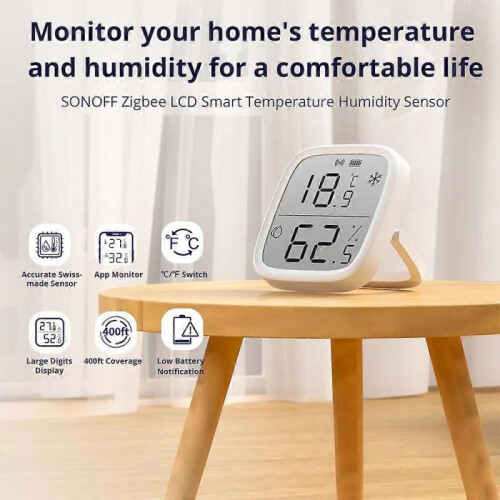Sonoff Zigbee Smart Switch SNZB-02D Home Temperature  Humidity Sensor 2024 1