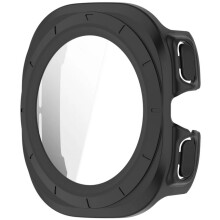 (Matte Black) Rugged Glass Screen Protector Case Cover For Samsung Galaxy Watch Ultra 47MM Hot