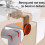 (2x small clips, With 2pcs Large Bow Clip Piece) Adjustable Drawer Fixing Clamp,Drawer Front Installation Clamps 3