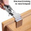 (2x small clips, With 2pcs Large Bow Clip Piece) Adjustable Drawer Fixing Clamp,Drawer Front Installation Clamps 2