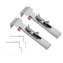 (2x small clips, With 2pcs Large Bow Clip Piece) Adjustable Drawer Fixing Clamp,Drawer Front Installation Clamps