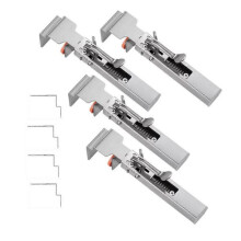 (4x small clips, With 4pcs Large Bow Clip Piece) Adjustable Drawer Fixing Clamp,Drawer Front Installation Clamps