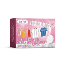 2 box  Bio-Enzyme Cleaning Tablets Clothing Oil Remover Clothes Sweat Stain Cleaner Laundry Whitener Fabric Clothes Effervescent Tablet