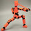 (orange) Multi-jointed Movable Robot 3d Printed Mannequin Toyslucky 13 Dummy Action 1