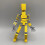(Yellow)Multi-jointed Movable Robot 3d Printed Mannequin Toyslucky 13 Dummy Action 1
