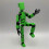 (green)Multi-jointed Movable Robot 3d Printed Mannequin Toyslucky 13 Dummy Action 1
