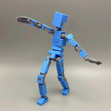 (Sky) Multi-jointed Movable Robot 3d Printed Mannequin Toyslucky 13 Dummy Action