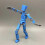 (Sky)Multi-jointed Movable Robot 3d Printed Mannequin Toyslucky 13 Dummy Action 1