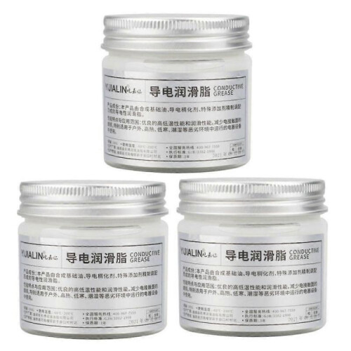 3pcs 100g Electric Contact Grease Conductive Paste Electricity Compound for Power
