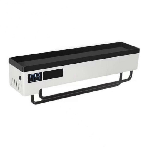 (Induction mode, 2 in 1) UV Light Sterilizer Toothbrush Holder Cleaner & Automatic Toothpaste Dispenser& towel Sterilizer