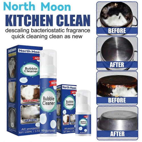3pcs Multi-Purpose Cleaning Bubble Cleaner Spray Foam Kitchen Grease Dirt Removal 2