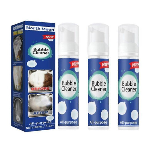 3pcs Multi-Purpose Cleaning Bubble Cleaner Spray Foam Kitchen Grease Dirt Removal