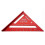 (7 inch, red) Innovative Rafter Square Tool, Rafter Square Tool, 7 Inch Multifunctional Rafter UK specifications 1