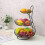 Three-layer Wrought Iron Fruit Basket Living Room Dried Fruit Fruit Plate Home Disassembly Creative Multi-layer Fruit Basket 1