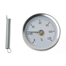 Bimetalliputkilämpömittarit Rohrthermometer pyöreä jousimittaus ruostumattomasta teräksestä lämpömittari