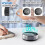 2pcs LED Digital Kitchen Timer for Cooking Shower Study Stopwatch Alarm Clock Magnetic Electronic Cooking Countdown Time Timer 4