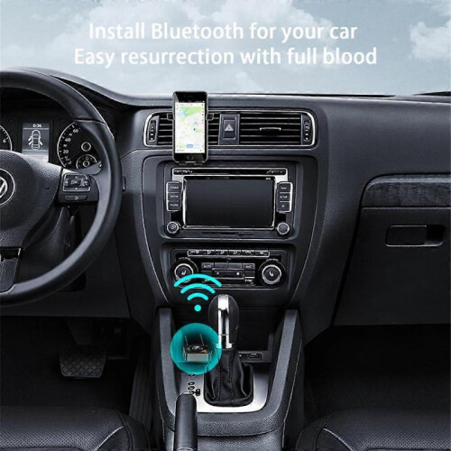 2pcs New Wireless Car Bluetooth Receiver Adapter 3.5MM RCA Audio Stereo Music 2