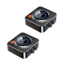 2x Bluetooth 5.1 Support TF Card Playback, Audio Transmitter Receiver Wireless Music navigation Adapter Tool