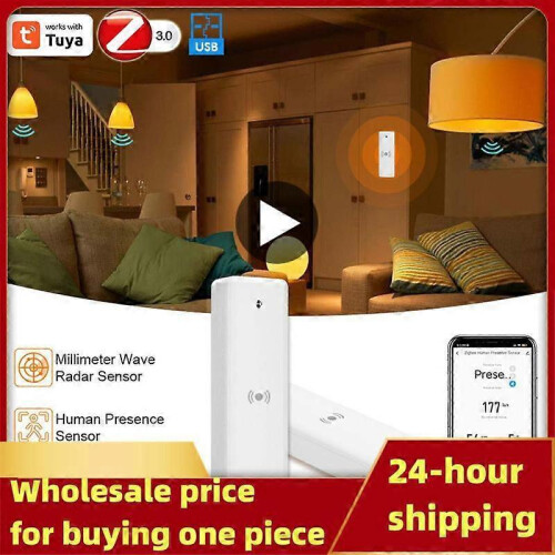 Advanced Human Presence Sensor Enhanced Lighting Control Tuya Presence Detector Effortless Integration with Tuya Smart Platform 1