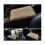 (Wave Pattern, Beige) Optimismk Sponge Car Armrest Box Pad Universal Style, Memory Cotton Car Armrest 1