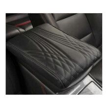 (Angel pattern, Black) Optimismk Sponge Car Armrest Box Pad Universal Style, Memory Cotton Car Armrest