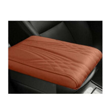 (Angel pattern, Cayenne) Optimismk Sponge Car Armrest Box Pad Universal Style, Memory Cotton Car Armrest