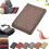 (Wave Pattern, Black) Optimismk Sponge Car Armrest Box Pad Universal Style, Memory Cotton Car Armrest 2