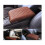 (Wave Pattern, Cayenne) Optimismk Sponge Car Armrest Box Pad Universal Style, Memory Cotton Car Armrest 1