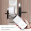 (4PCS) ZigBee Smart Window Door Gate Sensor Detector Security Alarm for Alexa Google 4