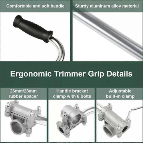 Ergonomic Trimmer Grip String Trimmers Handle Weed Eater Handle Extension Tools 2
