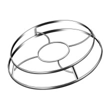 Stainless Steel Steamer Rack Anti Skid Cooling Rack for Outdoor Camping Home