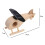 Simulation Miniature Toys Display Piece Presents Solar Powered Airplane Mould 2