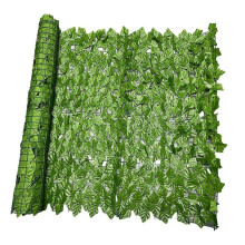 (Optional, Light Green 0.5x1m) Artificial Leaf Privacy Fence Wall Screen Faux Vine Leaf Decoration for Yard Light Green 0.5x1m