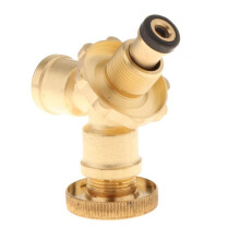 Propane Tank Splitter Copper Propane Y Splitter Adapter for BBQ Grill Heater