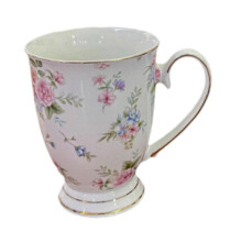 (Style C, Multicolor) Coffee Mugs Easy to Clean Flower Design Tea Mugs for Commercial Use Home Mom Style A