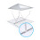 Air Conditioner Vent Deflector Prevent Direct Blowing for Ceiling Windscreen 35x35cm 4